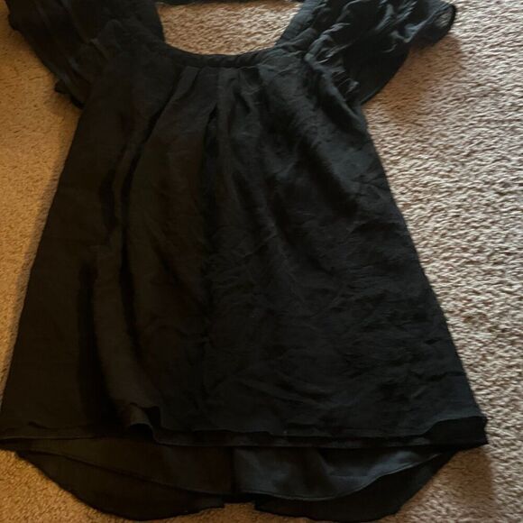 Elena Solano black silk blouse S - Picture 4 of 6